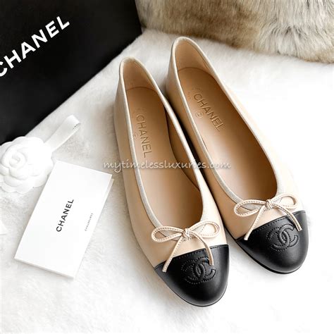 chanel ballerinas replica|chanel ballet flat heel.